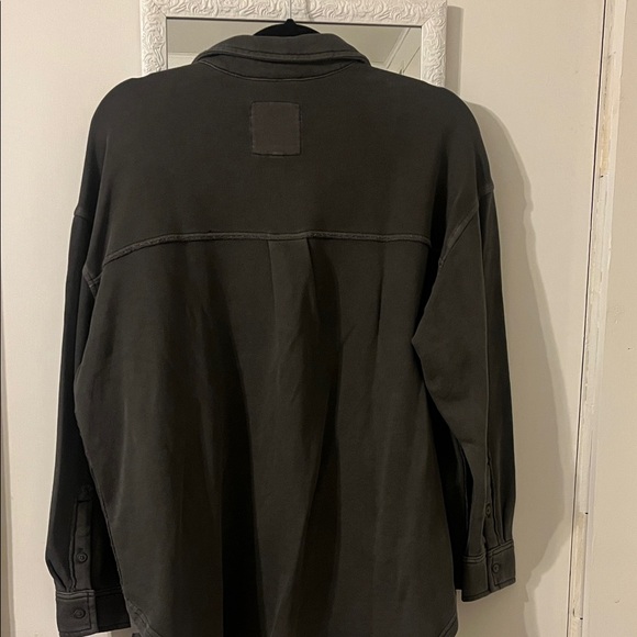 Aerie Charcoal Gray shacket - Picture 4 of 4